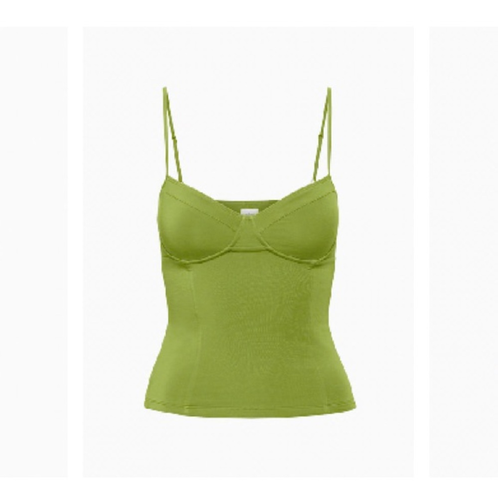 Wilfred Olive Green Spaghetti Strap Camisole